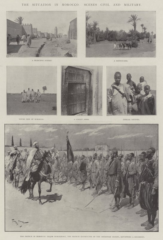 The Situation in Morocco, Scenes Civil and Military by Georges Bertin Scott