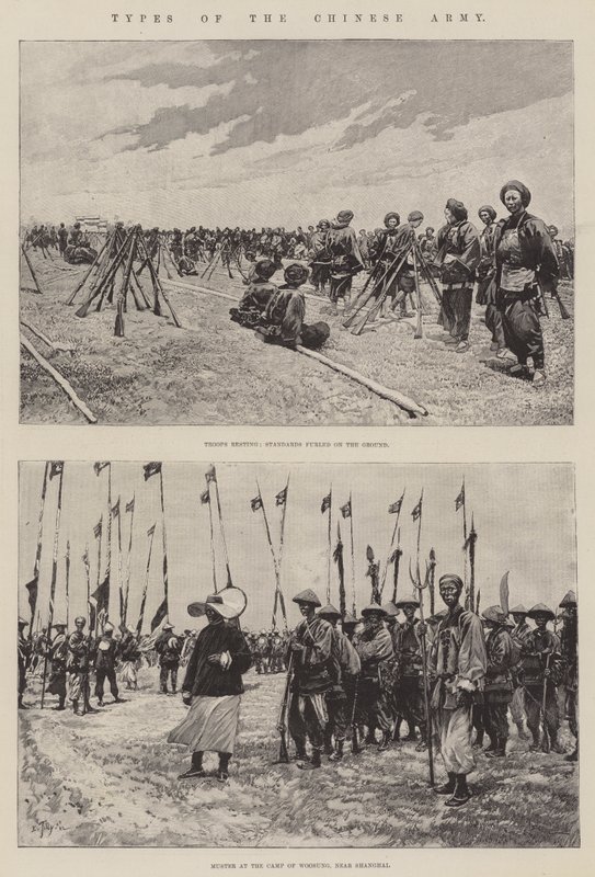 Types of the Chinese Army by Georges Bertin Scott