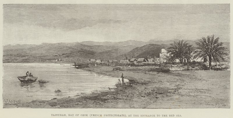 Tajourah, Bay of Obok (French Protectorate), at the Entrance to the Red Sea by Georges Fraipont