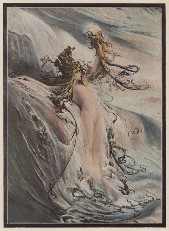 The Big Wave by Georges Clairin
