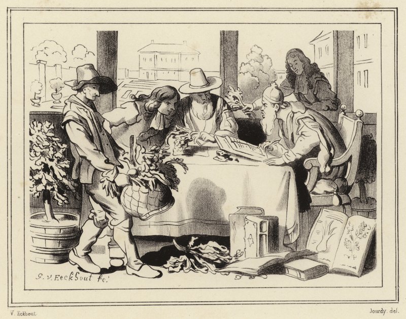 Botanists at Work by Gerbrand van den Eeckhout