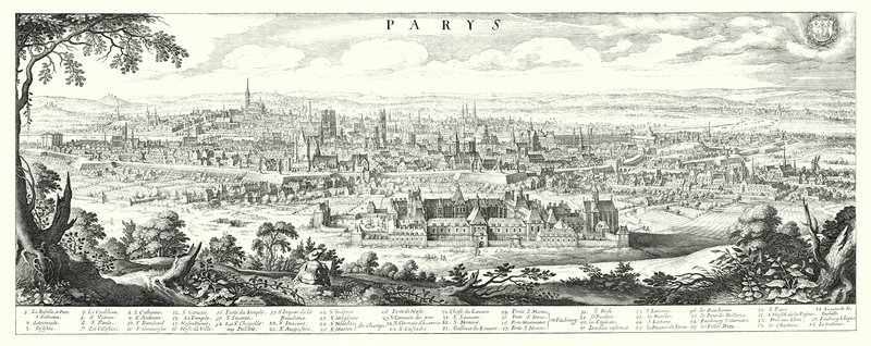 Panorama of Paris by German School