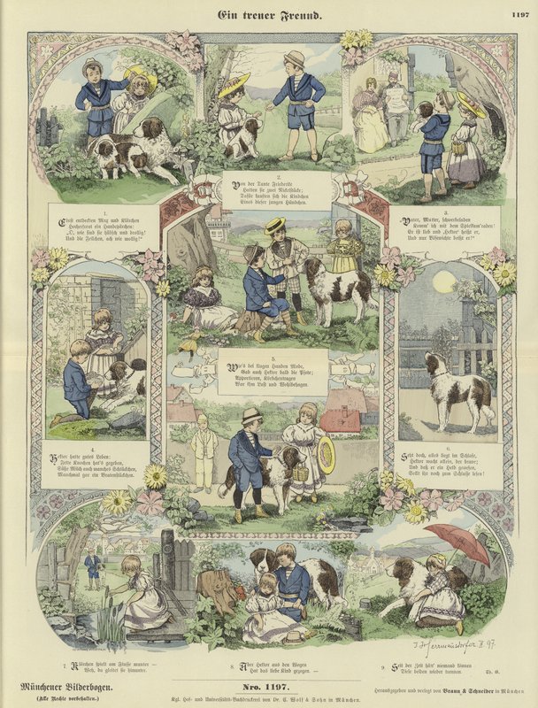 A Faithful Friend by German School