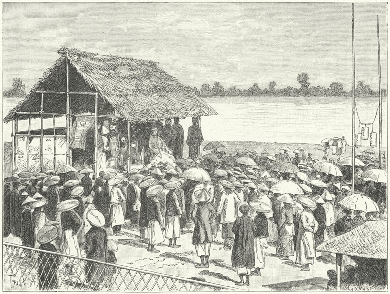 A theatre in Annam by German School