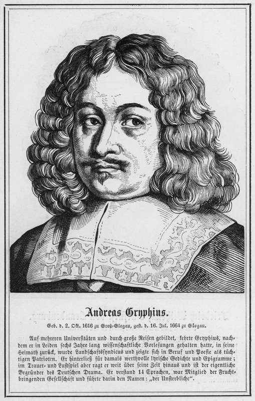Andreas Gryphius by German School