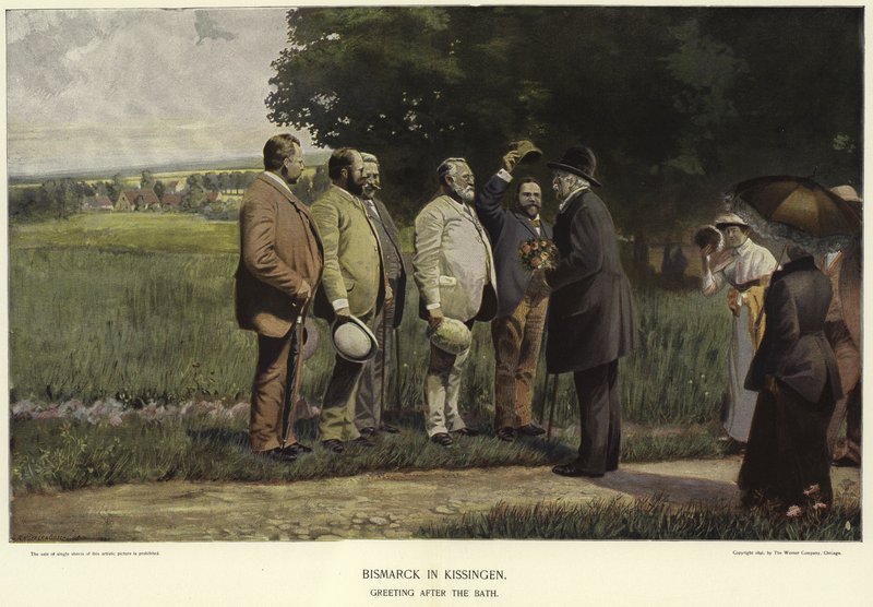 Bismarck in Kissingen by German School