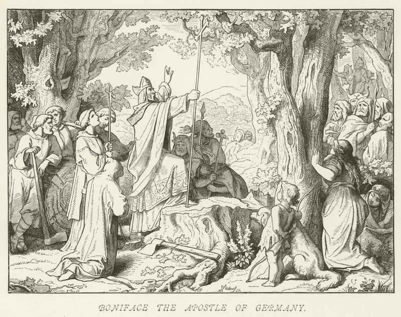 Boniface the Apostle of Germany by German School
