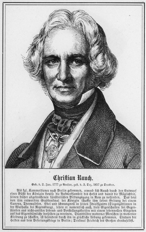 Christian Rauch (engraving) by German School