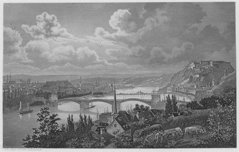 Coblenz by German School