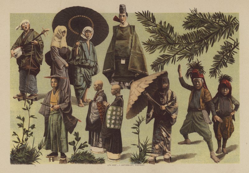 Costumes in China by German School
