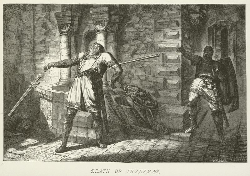 Death of Thankmar by German School