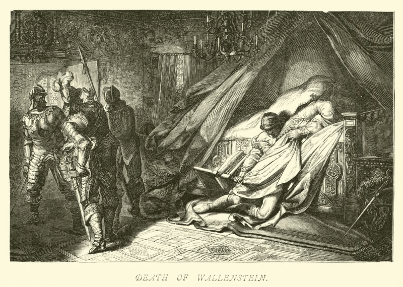 Death of Wallenstein by German School