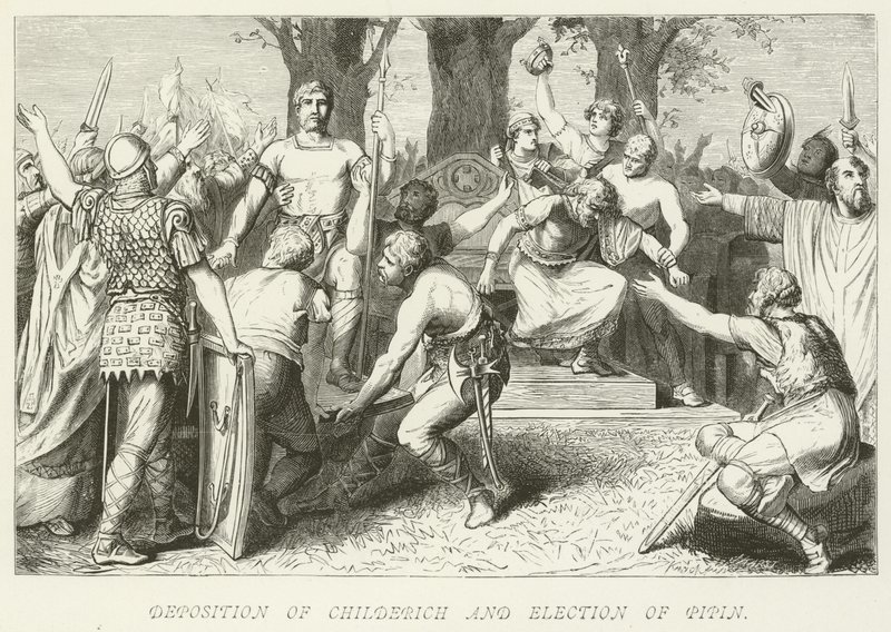 Deposition of Childerich and Election of Pipin by German School