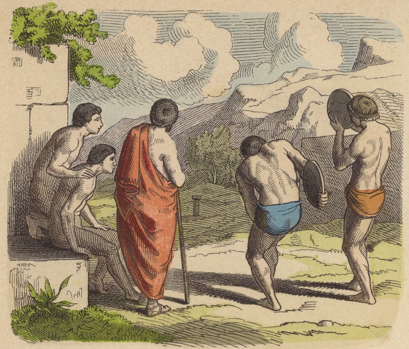 Discus Throwing in Ancient Greece by German School