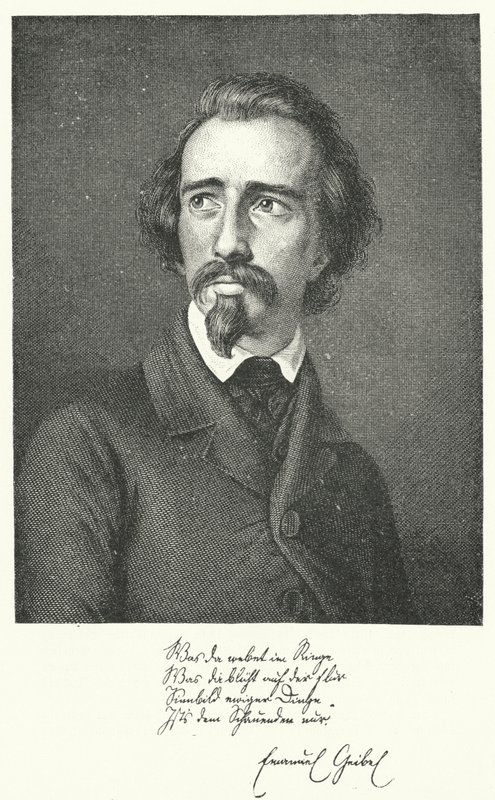 Emanuel Geibel, German poet and playwright by German School