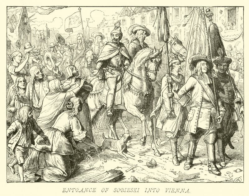 Entrance of Sobieski into Vienna by German School
