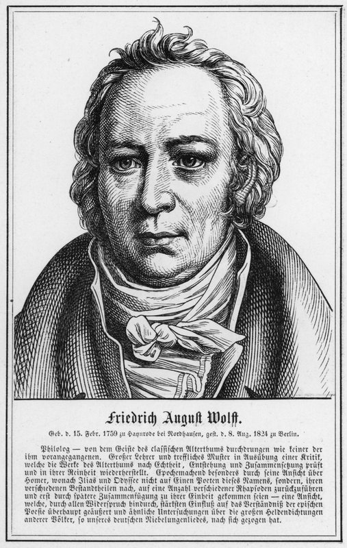 Friedrich August Wolf by German School