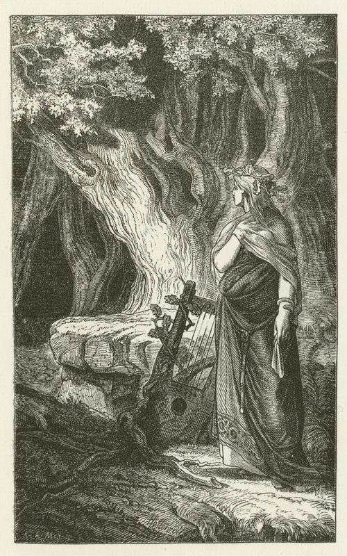 German Poetess by German School