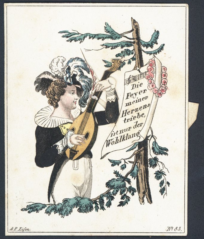 German Greetings Card by German School