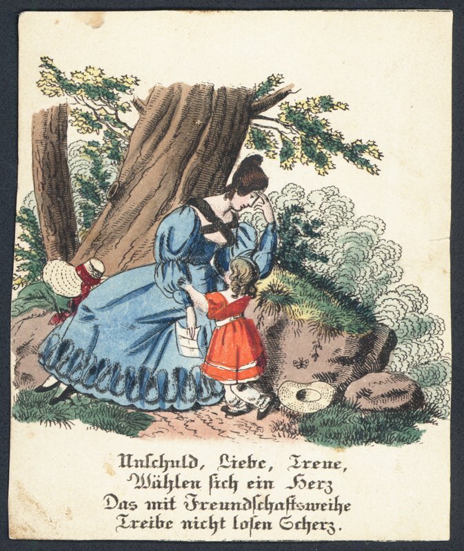 German Greetings Card by German School