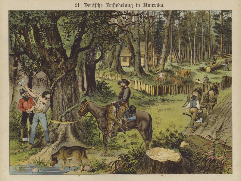 Germans in America by German School
