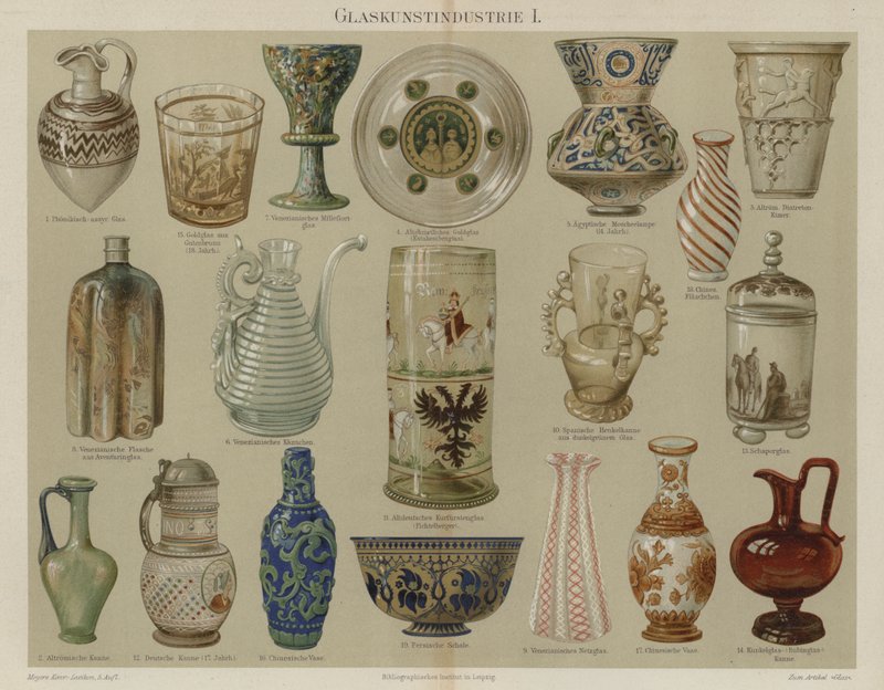 Glassware by German School