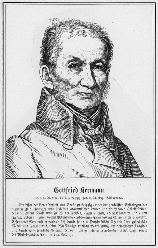 Gottfried Hermann (engraving) by German School