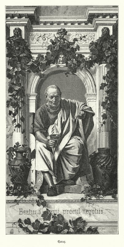 Horace, Roman Poet by German School
