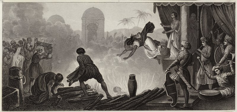 Indian Funeral by German School