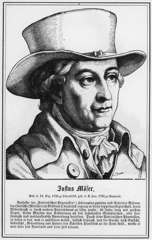 Justus Möser (engraving) by German School
