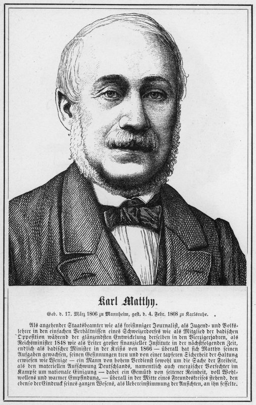 Karl Matthy by German School