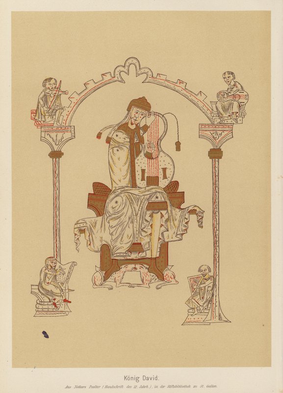 King David by German School
