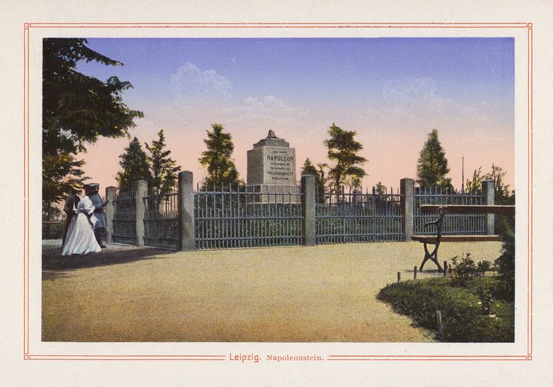 Leipzig, Napoleonstein by German School