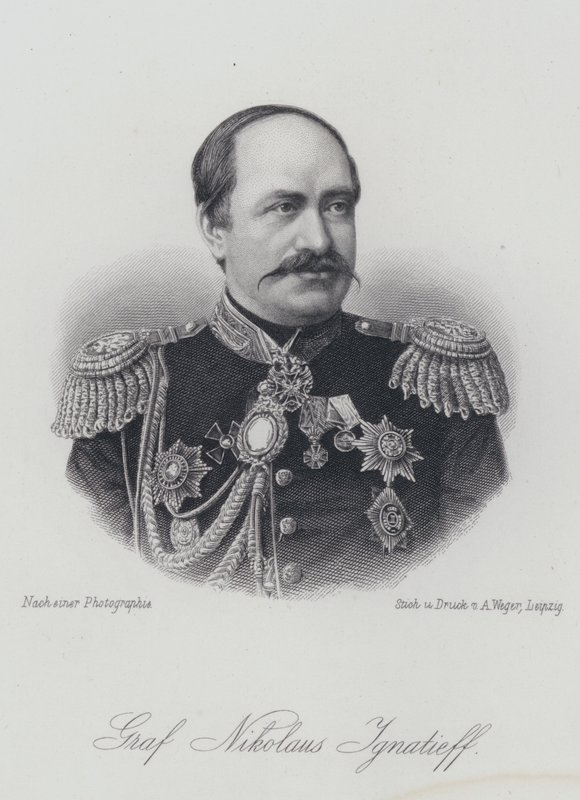 Nikolay Ignatyev, Russian Statesman and Diplomat by German School
