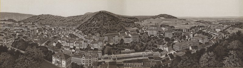 Panorama of Karlsbad by German School