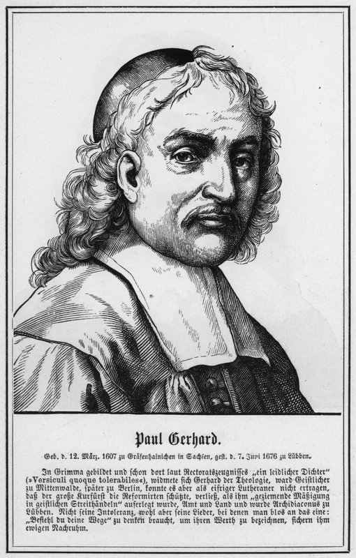 Paul Gerhard (engraving) by German School