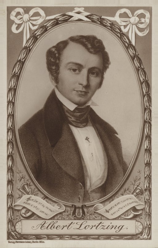 Portrait of Albert Lortzing by German School