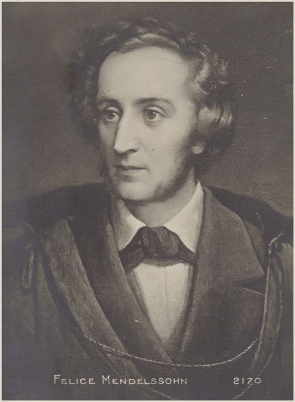 Portrait of Felix Mendelssohn by German School