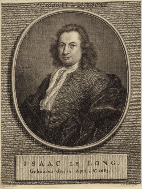 Portrait of Isaac le Long by German School