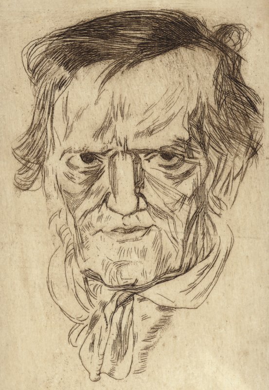 Portrait of Richard Wagner by German School