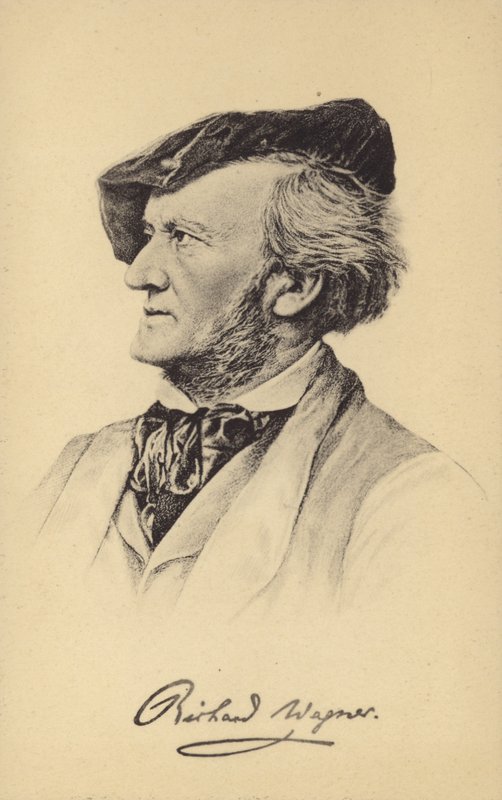 Portrait of Richard Wagner by German School