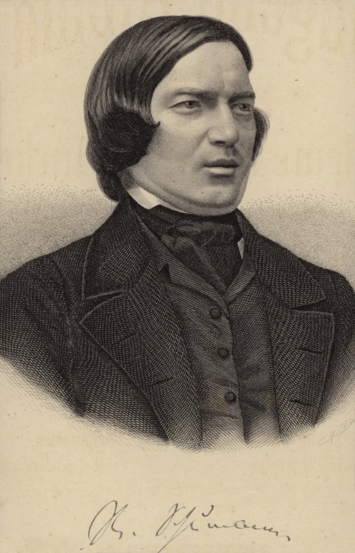 Portrait of Robert Schumann by German School