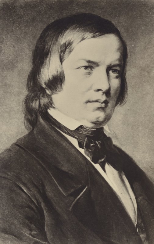 Portrait of Robert Schumann by German School