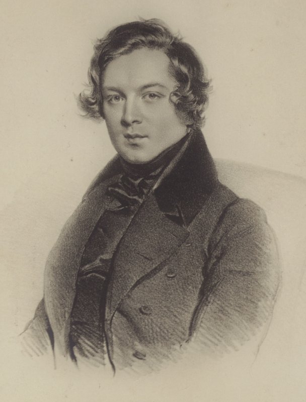 Portrait of Robert Schumann by German School