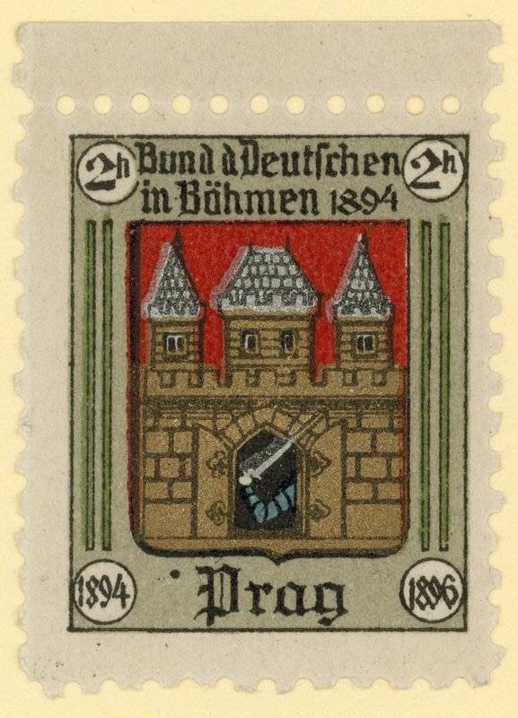 Prague, Federation of Germans in Bohemia, 1894 by German School