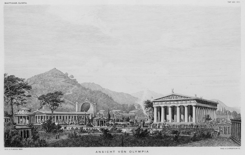 Recreation of Olympia by German School