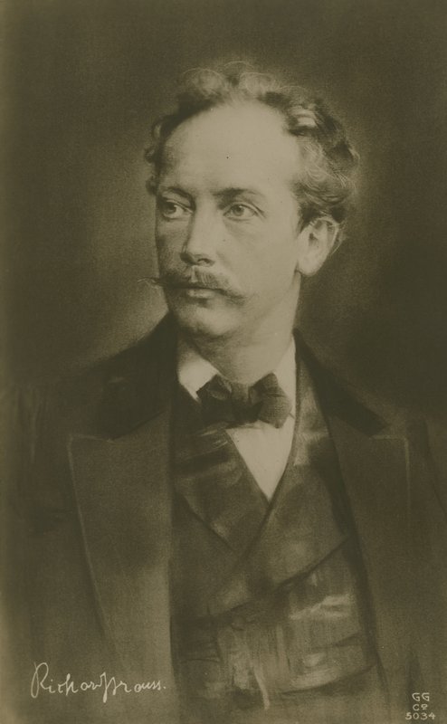 Richard Strauss, German Composer (engraving) by German School