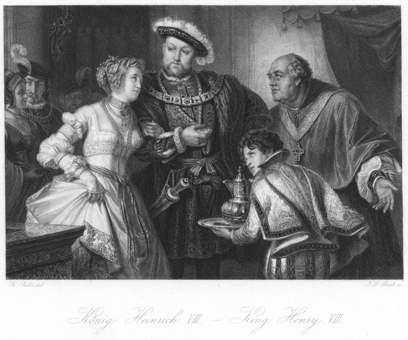 Scene from Henry VIII by German School