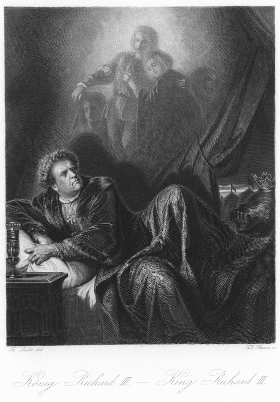 Scene from King Richard III by German School