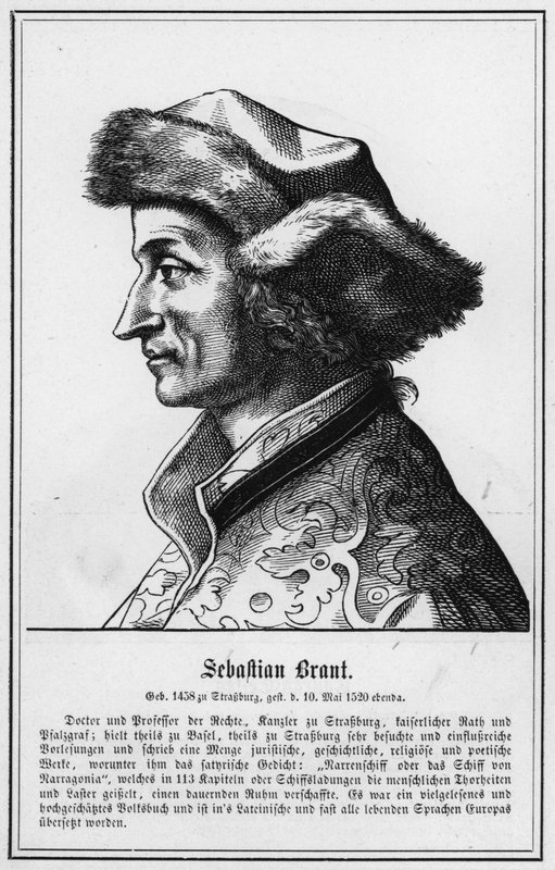Sebastian Brant (engraving) by German School